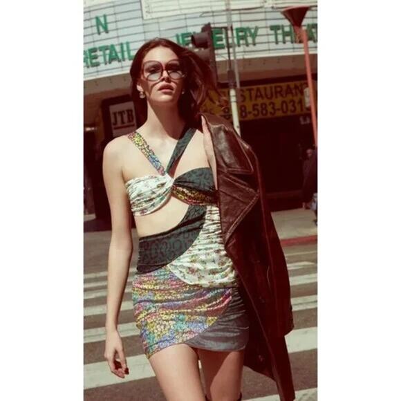 For Love & Lemons Darlene Mini Dress XS - Picture 1 of 9